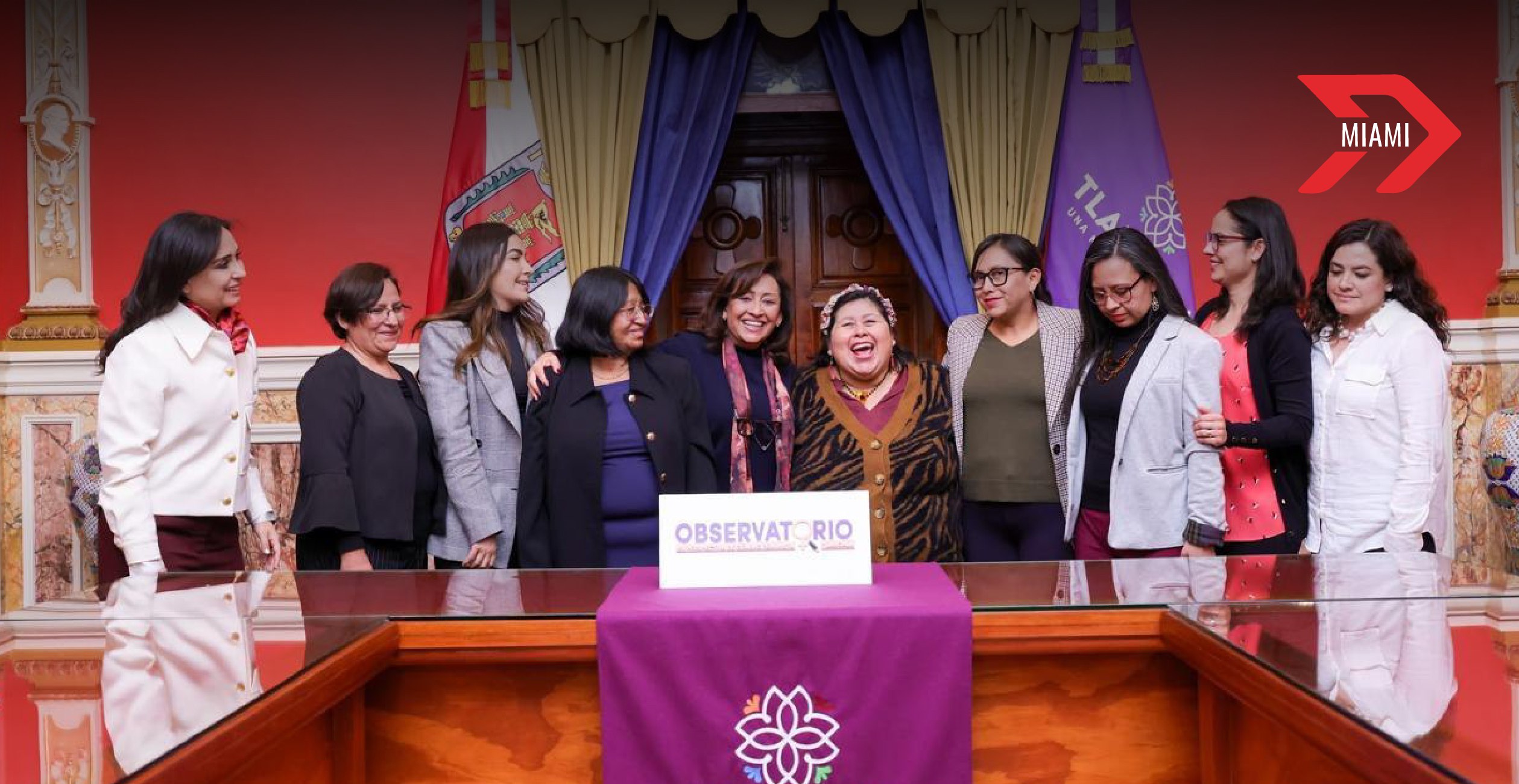 Lorena Cuéllar tomó protesta a las integrantes del Observatorio en Perspectiva de Género Feminista