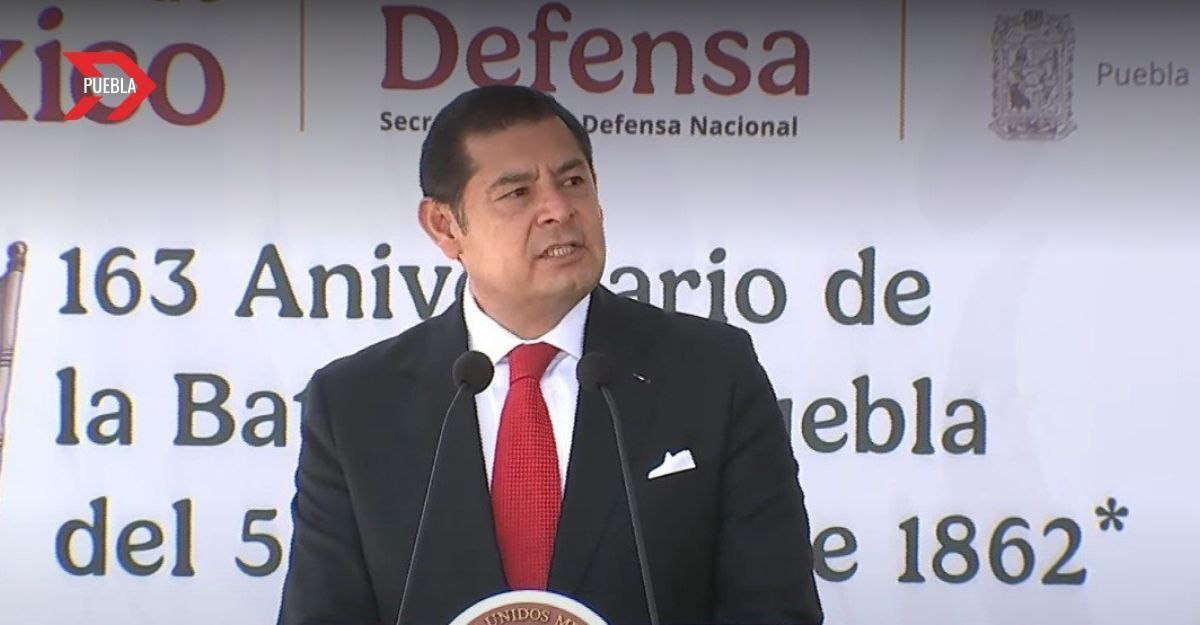 Alejandro Armenta destaca a la soberanía en conmemoración del 5 de mayo