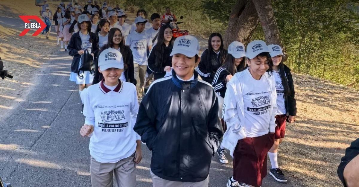 Jóvenes poblanos lideran jornada nacional contra adicciones y por la paz