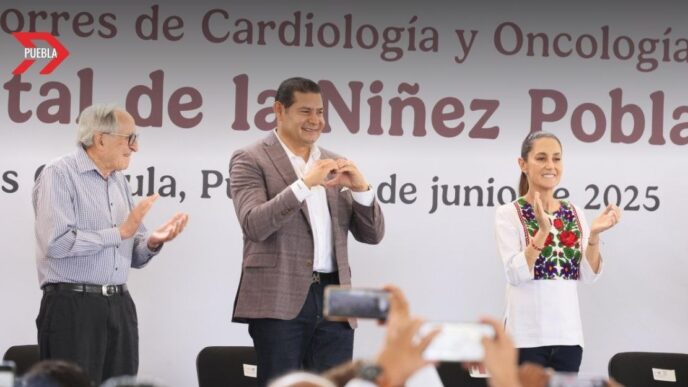 Sheinbaum y Armenta inauguran el Hospital de la Niñez Poblana IMSS-Bienestar