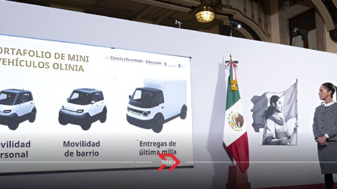 Puebla presentaría a finales de julio el automóvil eléctrico de Olinia