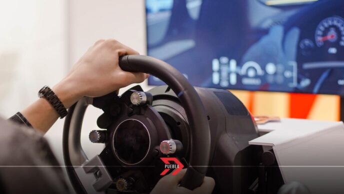 Puebla implementa examen de manejo con simuladores en agosto
