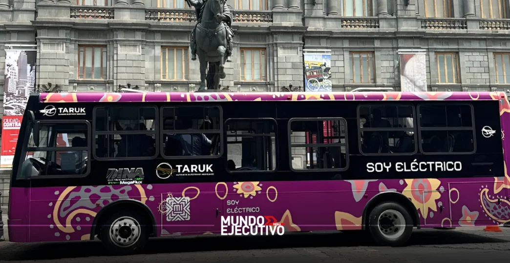 Autobuses eléctricos Taruk impulsan turismo sostenible en Puebla