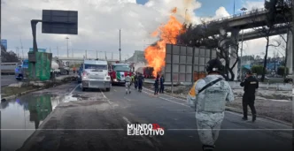 Vehículos con placas de Puebla presentes en explosión de pipa