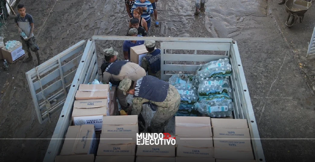 Más de 3 mil militares auxilian a familias en Puebla