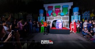 Fiesta de luces en Monterrey: Samuel García inaugura Luztopía 2025 junto a Mariana Rodríguez
